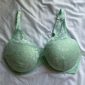 Auden Seafoam Green Lace Bra 34DD